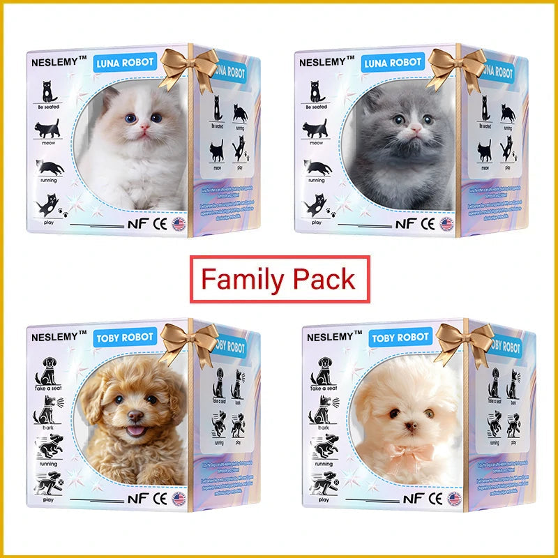 【NESLEMY™ Official Store】LUNA the Robot Cat 😺 & TOBY the Robot Dog 🐶 – The Perfect Pet Duo for Kids & Families – Last Chance for Discount!