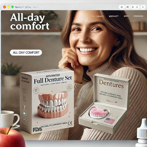 NESLEMY™🦷Advanced Customized Full Denture Set🦷 (⏰Limited time discount last 30 minutes⏰)
