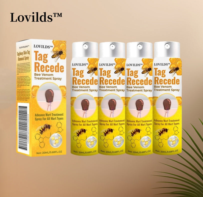 šLOVILDS⢠Tag Recede Bee Venom Treatment Spray