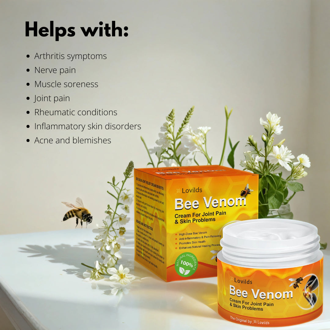 🇦🇺🦴Lovilds™ Bee Venom Pain Suppression Joint Healing Cream (👩🏼⚕️AOA Recommended)