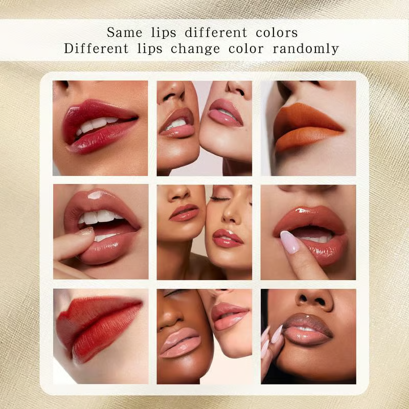 💋 Experience Luxurious Lips - ✨Transferproof Color-Changing Lipstick💄Crystal Clear Color Alchemy 💋 Auto-Tints on Contact!