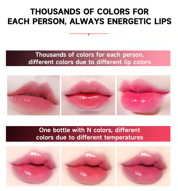 💋 Experience Luxurious Lips - ✨Transferproof Color-Changing Lipstick💄Crystal Clear Color Alchemy 💋 Auto-Tints on Contact!