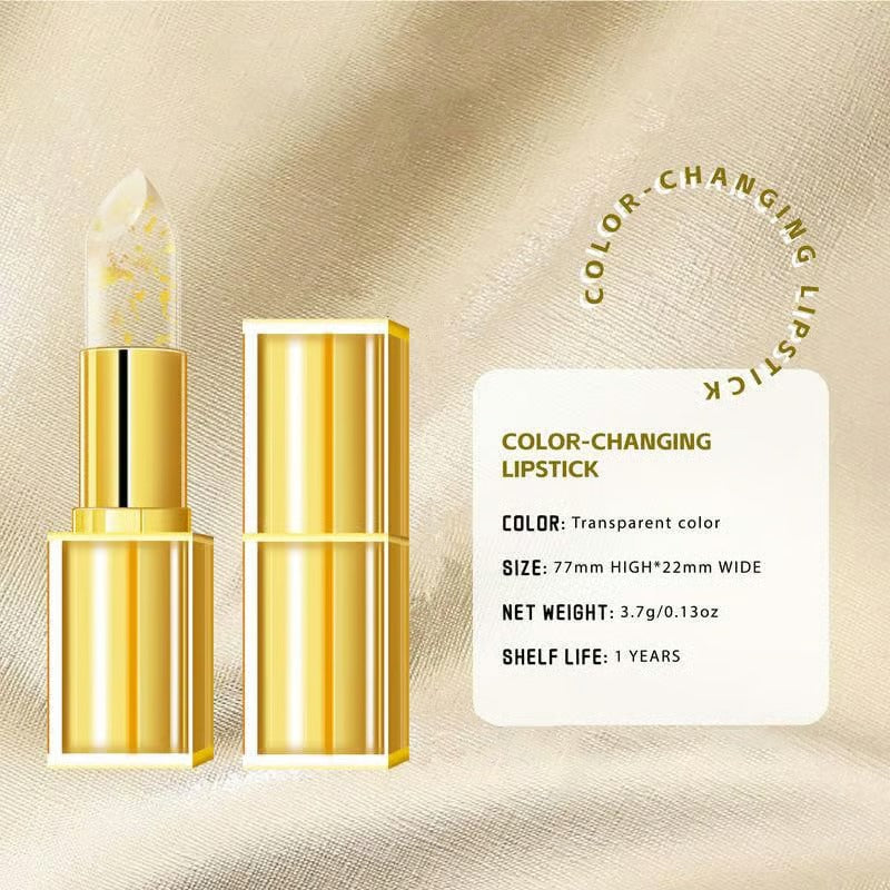 💋 Experience Luxurious Lips - ✨Transferproof Color-Changing Lipstick💄Crystal Clear Color Alchemy 💋 Auto-Tints on Contact!