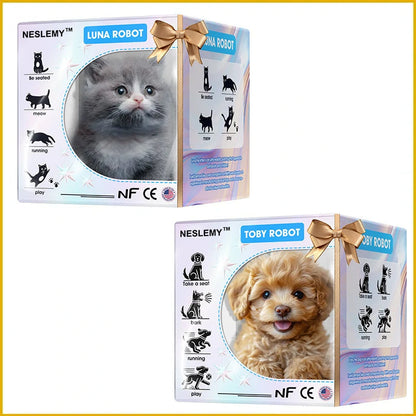 【NESLEMY™ Official Store】LUNA the Robot Cat 😺 & TOBY the Robot Dog 🐶 – The Perfect Pet Duo for Kids & Families – Last Chance for Discount!