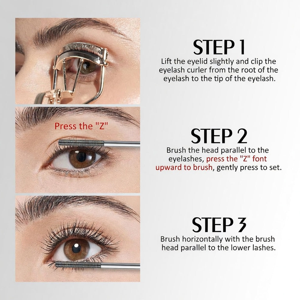 🔥👁️Juxek®Waterproof Fibre Mascara  – Volume & Length without Clumping for Dramatic Moments