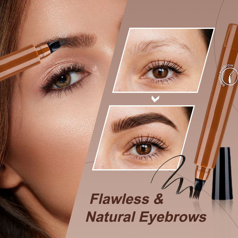 🔥👁️Juxek®Waterproof Four-tip Beard and Eyebrow Pen✨