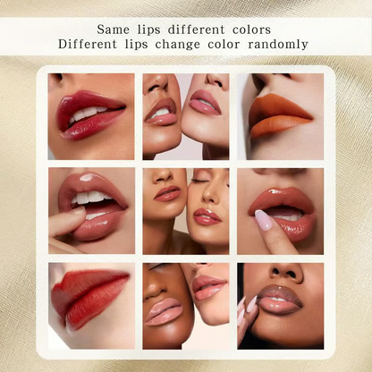 💋 Experience Luxurious Lips - ✨Transferproof Color-Changing Lipstick💄Crystal Clear Color Alchemy 💋 Auto-Tints on Contact!