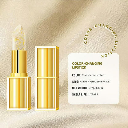 💋 Experience Luxurious Lips - ✨Transferproof Color-Changing Lipstick💄Crystal Clear Color Alchemy 💋 Auto-Tints on Contact!