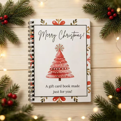 🎄📚Christmas Gift Card Book - 🎁Surprises On Every Page📚Hardcover & Durability Line
