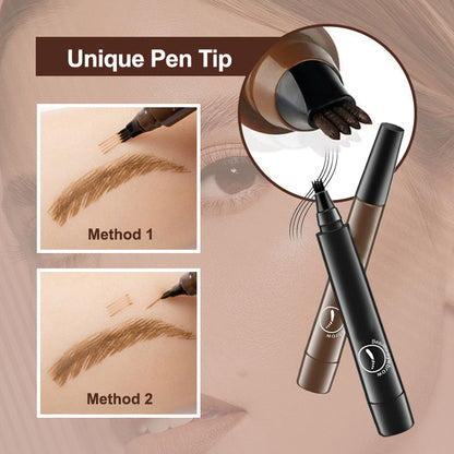 🔥👁️Juxek®Waterproof Four-tip Beard and Eyebrow Pen✨