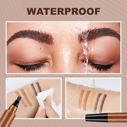 🔥👁️Juxek®Waterproof Four-tip Beard and Eyebrow Pen✨