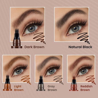 🔥👁️Juxek®Waterproof Four-tip Beard and Eyebrow Pen✨
