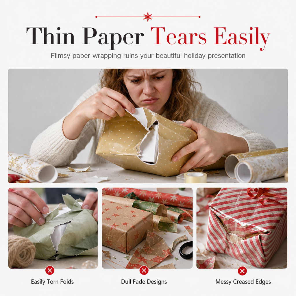 🎁Early Christmas Sale 50% OFF🔥Christmas Wrapping Paper Roll
