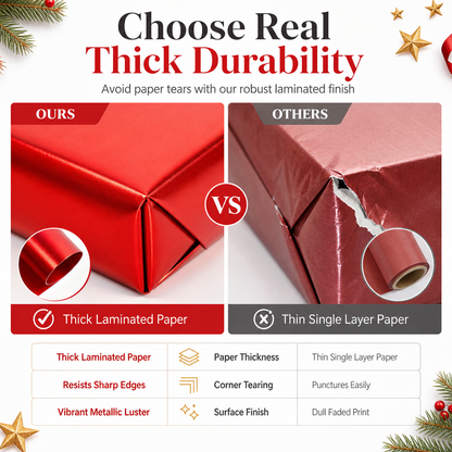 🎁Early Christmas Sale 50% OFF🔥Christmas Wrapping Paper Roll